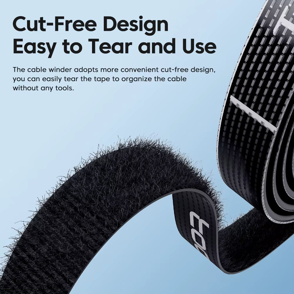 Toocki Cable Organizer Cable Management Tearable Organizador Cables Winder Ties Phone Accessories Wire Cord Organizer and Cables