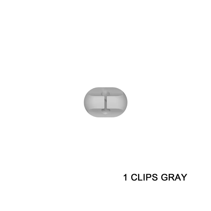 Tie Fixer Wire Management Organizador Cord Clip Office Desktop Phone Cables Holder USB Cable Silicone Organizer Winder